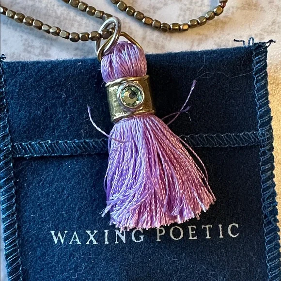 NEW! Waxing Poetic Tassel Necklace - Picture 2 of 5